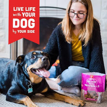 Load image into Gallery viewer, Grain Free Meatballs Lamb Recipe Dog Treat 14oz