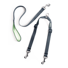 Load image into Gallery viewer, Adjustable Length Double Dog Leash with Handle - WAGSUP