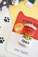 Load image into Gallery viewer, Andy Pawhol Cat Artist Catnip Toy