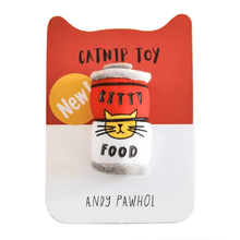 Load image into Gallery viewer, Andy Pawhol Cat Artist Catnip Toy