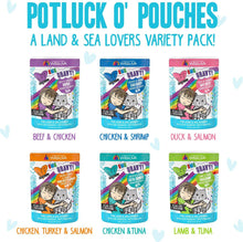 Load image into Gallery viewer, BFF OMG Potluck Variety Pack 12 x 2.8oz Pouch - WAGSUP