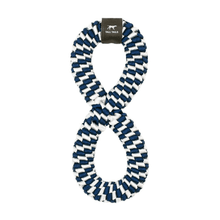 Load image into Gallery viewer, Braided 11" Infinity Tug (Navy & Grey) - WAGSUP