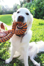 Load image into Gallery viewer, Braided 11" Infinity Tug (Orange & Grey) - WAGSUP