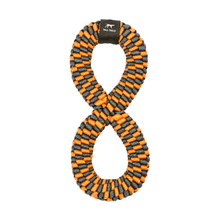 Load image into Gallery viewer, Braided 11" Infinity Tug (Orange & Grey) - WAGSUP