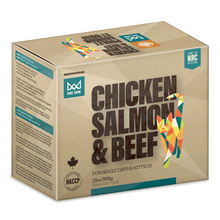 Load image into Gallery viewer, Fare Game Chicken & Salmon with Beef Cat Food