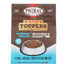Load image into Gallery viewer, Frozen Sardine Butchers Blend Topper Dog & Cat 2lb