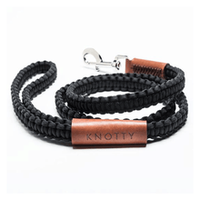 Load image into Gallery viewer, Knotty Leash - The Classic Silver 4 ft