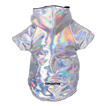 Load image into Gallery viewer, Lamé raincoat