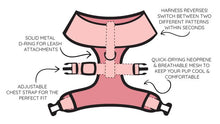 Load image into Gallery viewer, Love Actually Reversible Dog Harness