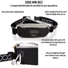 Load image into Gallery viewer, Mini Running Belt (Black & Nylon)