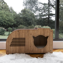 Load image into Gallery viewer, Mongo Natural Cat House with Scratching Carpet