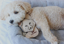 Load image into Gallery viewer, Natural Leather & Wool Scrappy Fox Toy 4"