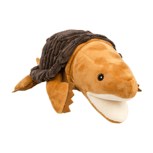 Load image into Gallery viewer, Plush Snapping Turtle Crunch Toy 15"