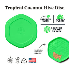 Load image into Gallery viewer, Scented Coconut Hive Disc Dog Toy