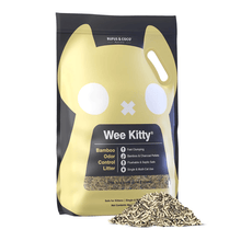 Load image into Gallery viewer, Wee Kitty Bamboo Clumping Cat Litter