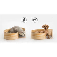 Load image into Gallery viewer, Wooden Pet Spiral Bed
