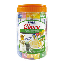 Load image into Gallery viewer, Churu Purees Cat Treats Variety Pack (Tuna &amp; Chicken) 50 pack
