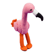 Load image into Gallery viewer, Cotton Crochet Flamingo
