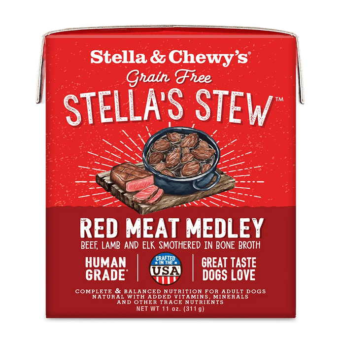 Stella's Stews Cage-Free Red Meat Medley Wet Dog Food 11oz