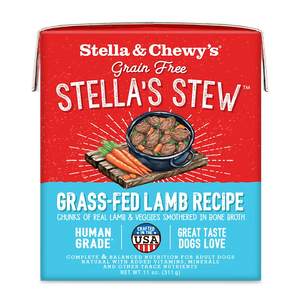 Stella's Stews Grass-Fed Lamb Recipe Wet Dog Food 11oz