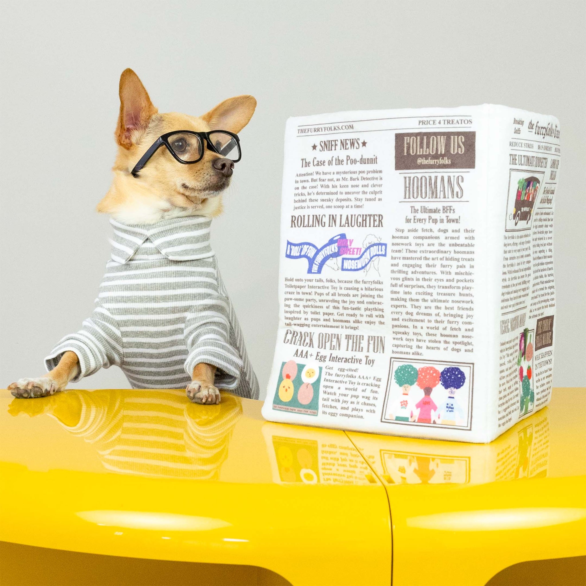 Load image into Gallery viewer, Newspaper Nosework Toy