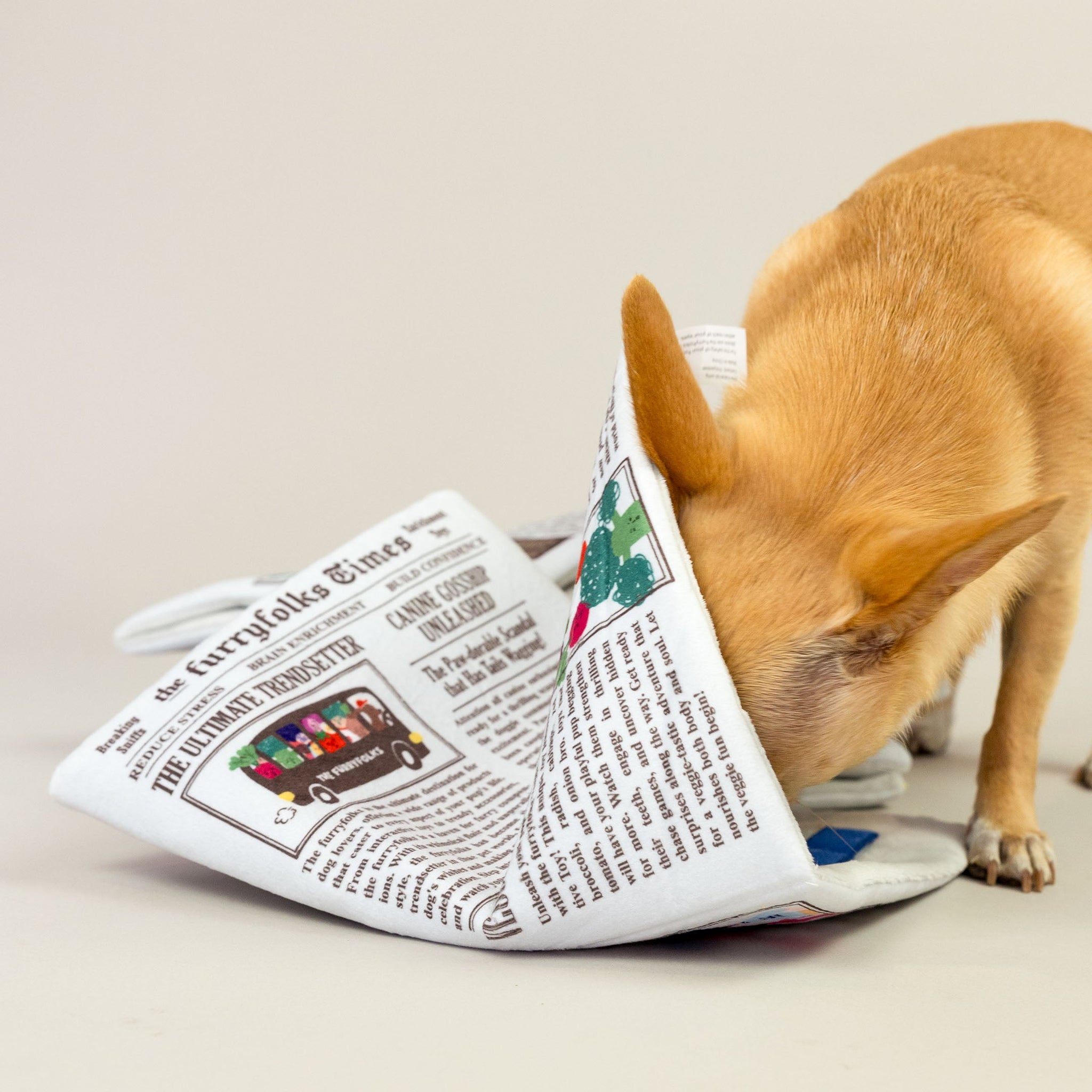 Load image into Gallery viewer, Newspaper Nosework Toy