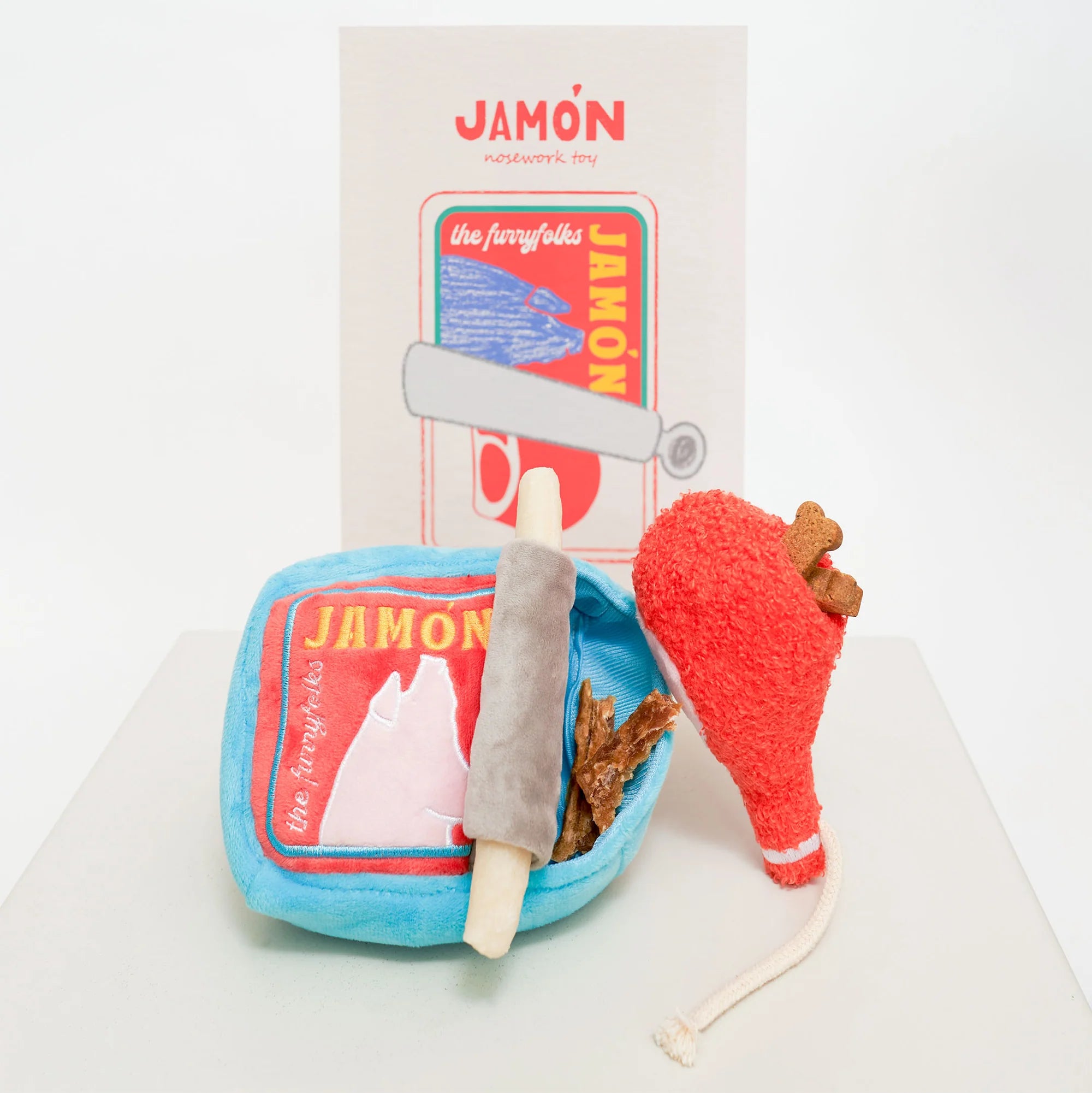 Load image into Gallery viewer, Tinned Jamon Nosework Toy