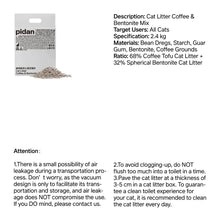 Load image into Gallery viewer, Tofu Coffee and Bentonite Mix Cat Litter 2.4kg
