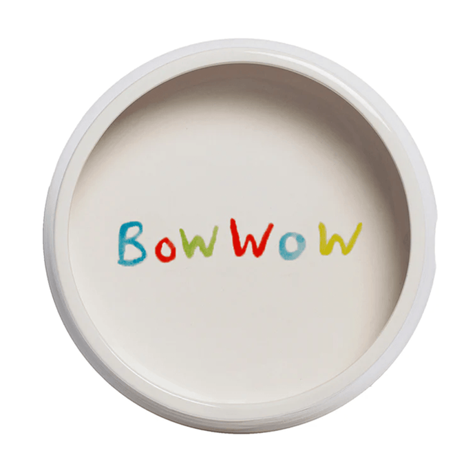 Bow Wow Ceramic Dog Bowl