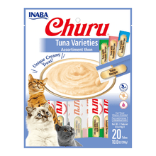 Load image into Gallery viewer, Churu Purees Cat Treats Variety Pack (Tuna) 20 pack
