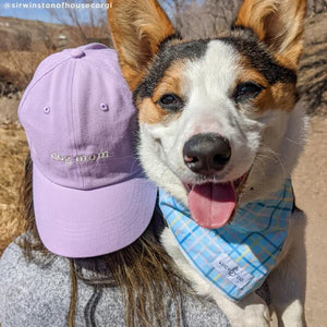 Dog Mom Hat (Lilac)