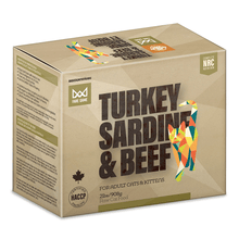 Load image into Gallery viewer, Fare Game Turkey &amp; Sardines with Beef Cat Food
