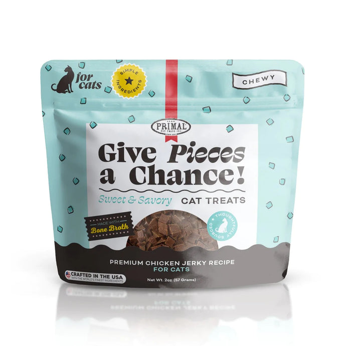 Give Pieces A Chance Chicken with Broth Cat Treat 4oz