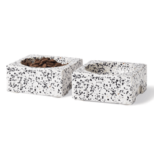 Load image into Gallery viewer, Modern Terrazzo Concrete Pet Bowl
