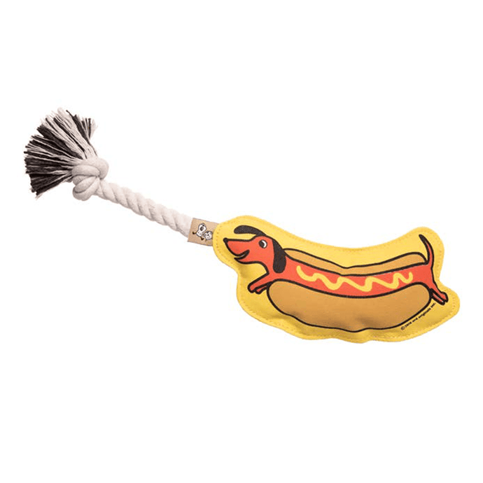 Hotdog Rope Toy