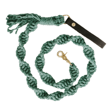 Load image into Gallery viewer, Macrame Dog Leash | Teal
