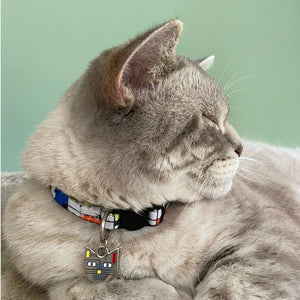 Meowdrian Artist Cat Collar