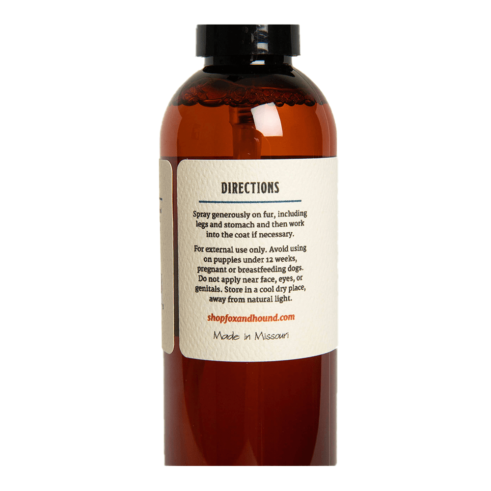 Natural flea repellent sales spray