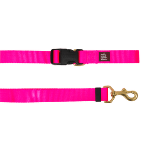 Neon Pink Leash Adjustable 4ft-7ft