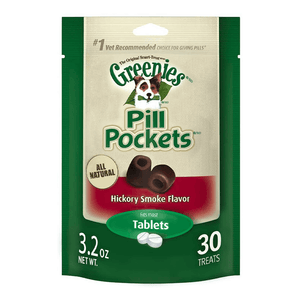 Pill Pockets Hickory Smoke 30 Tabs 3.2oz