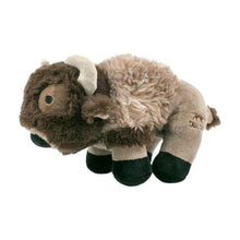 Load image into Gallery viewer, Plush Buffalo Squeaker Toy 9&quot;
