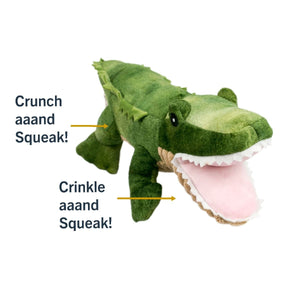Plush Gator Crunch Toy 15"