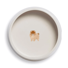 Load image into Gallery viewer, Pomeranian Ceramic Dog Bowl
