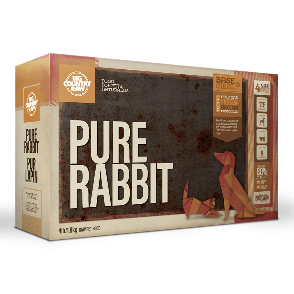 Pure Rabbit Carton 4lb – WAGSUP
