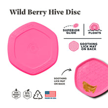 Load image into Gallery viewer, Scented Berry Hive Disc Dog Toy
