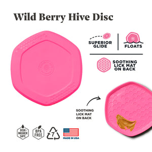 Scented Berry Hive Disc Dog Toy