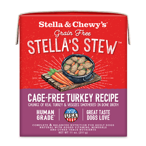 Stella's Stews Cage-Free Turkey Recipe Wet Dog Food 11oz