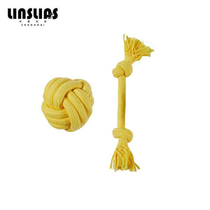 Vivid Color Rope Toy (Dark Yellow)