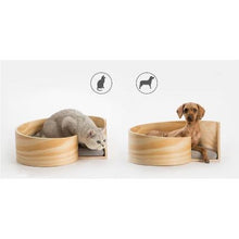Load image into Gallery viewer, Wooden Pet Spiral Bed
